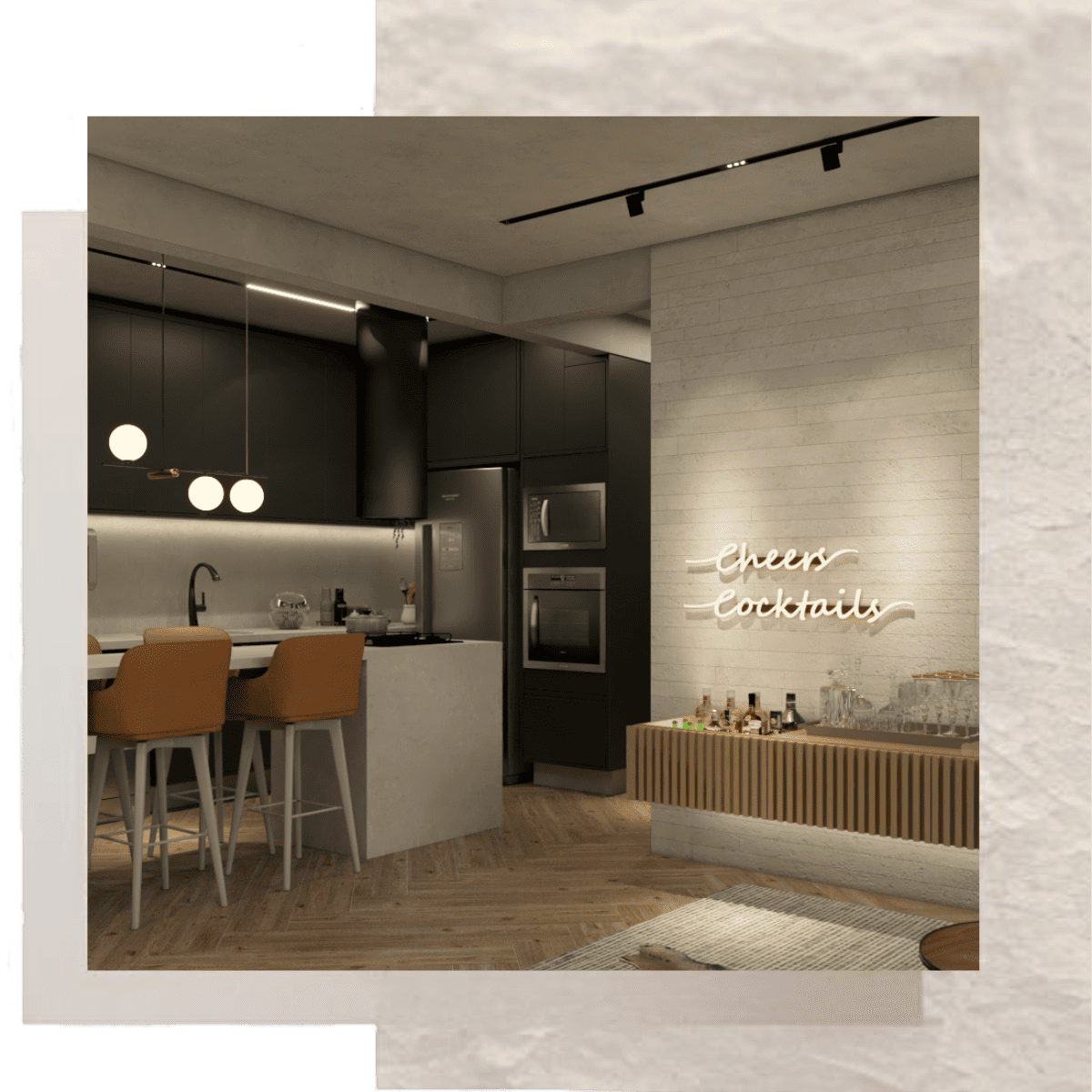 Ambiente de arquitetura moderna